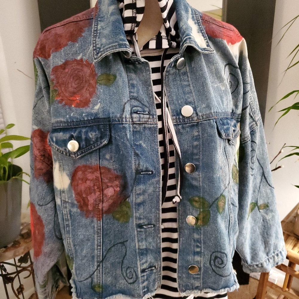 Hand Painted Denim Jacket